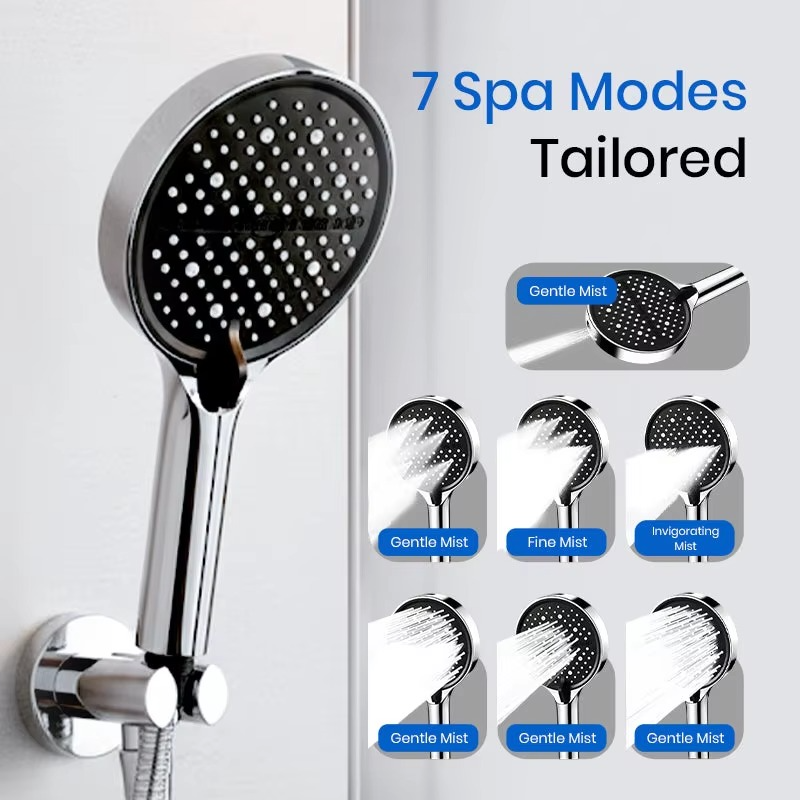 High-Pressure Hand Shower – 7 Spray Modes