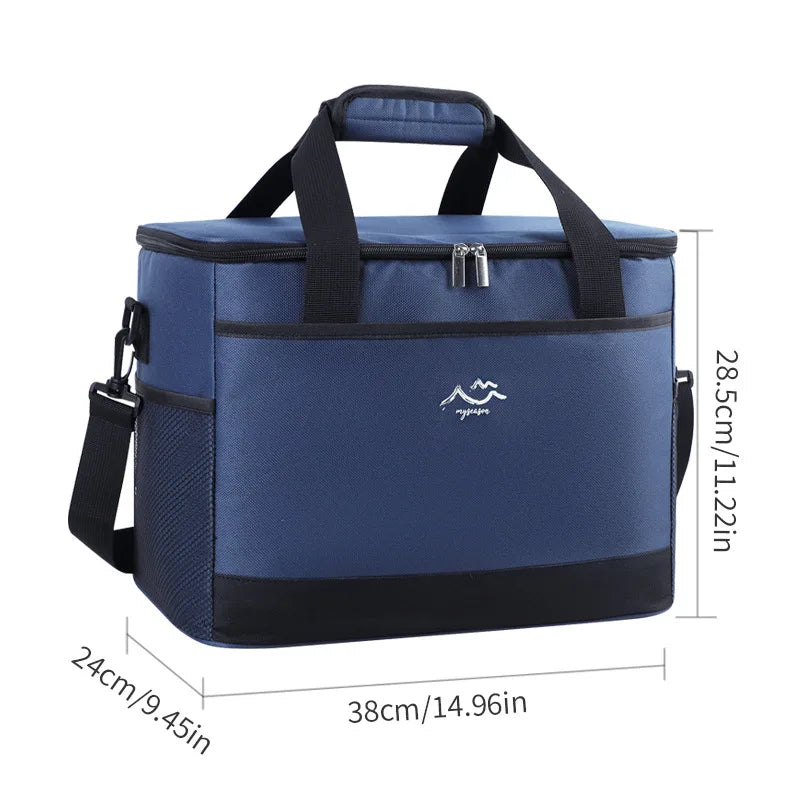 Kühltasche mit Tragegriff und Schulterriemen