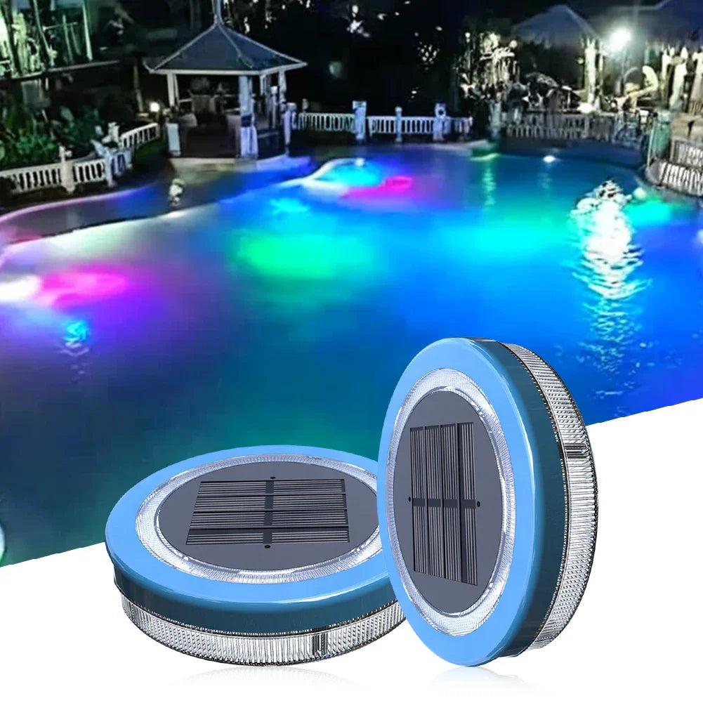 Solar-Poolleuchte – Schwimmend & Wasserdicht mit Farb-LED