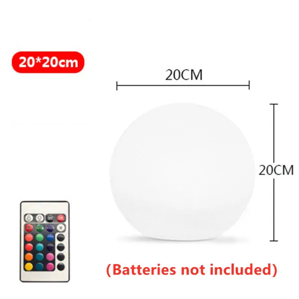 LED-Kugelleuchte mit Fernbedienung – 16 Farben