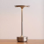 Kabellose LED-Tischlampe mit Touch-Dimmer – Aluminium, IP44