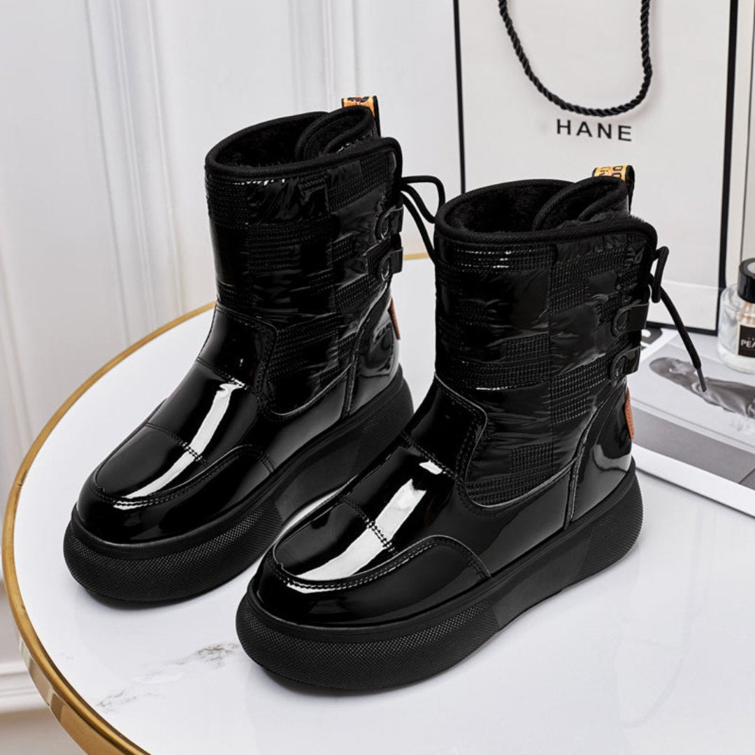 Winter ankle boots for women waterproof warm lined