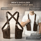 Men's Shoulder Bag Crossbody with Adjustable Strap