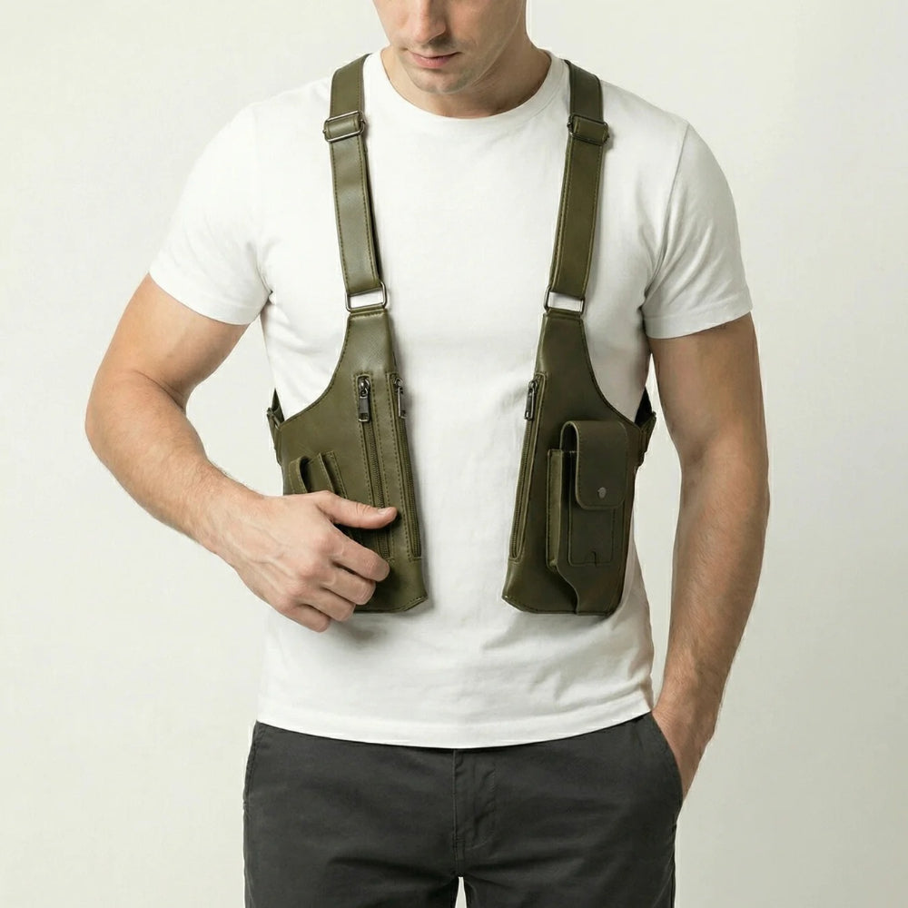 Men's Shoulder Bag Crossbody with Adjustable Strap