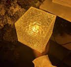 LED-Würfelleuchte mit Wellenmuster – 16 Farben und Fernbedienung