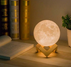 Rechargeable LED Moon Lamp with 16 Colors and Remote Control