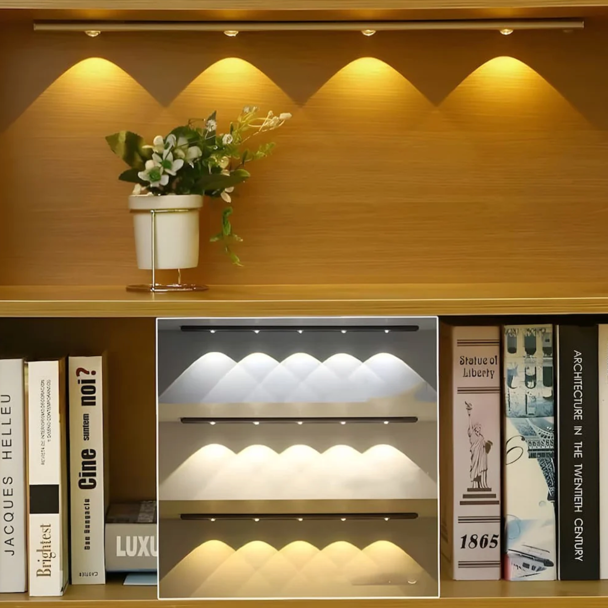 LED-Schrankleuchte kabellos mit Bewegungsmelder