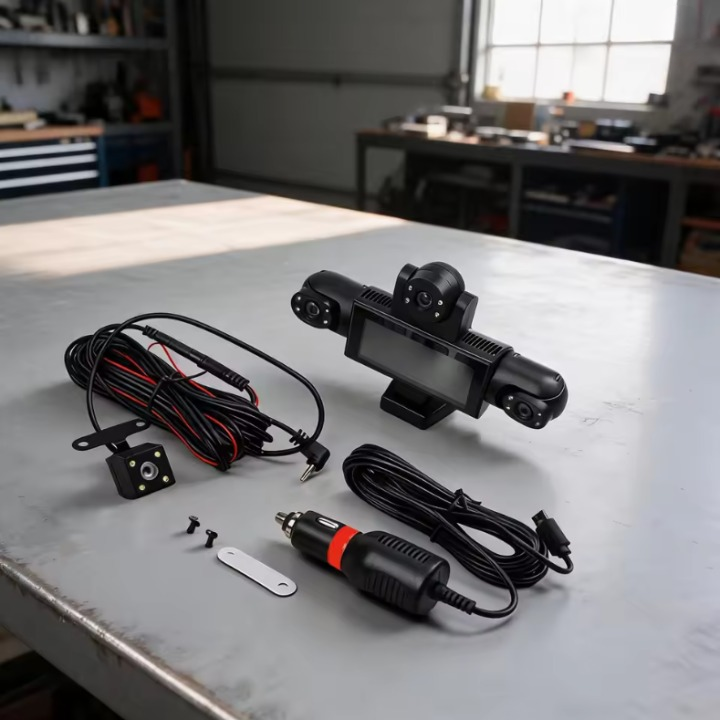 Auto-Dashcam Rundumsicht – Front, Seiten & Heck mit Nachtsicht