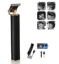 Cordless precision hair trimmer with T-blade