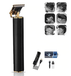 Cordless precision hair trimmer with T-blade