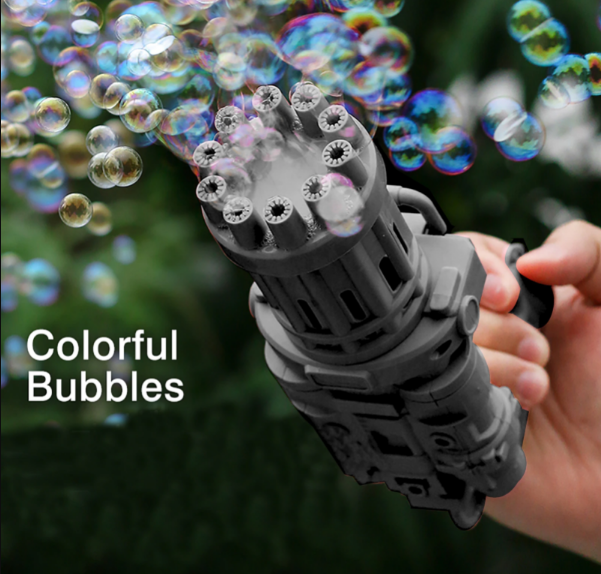 Bubble machine with various modes and colors