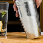Cocktail-Set mit Bambus-Ständer – 10-teilig
