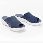 Orthopädische Sandalen Damen mit Keilabsatz