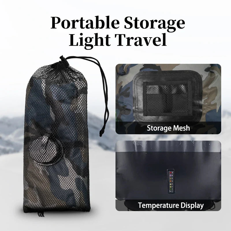 Solardusche mit Duschkopf und Schlauch 20 Liter