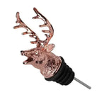 Deer Head Wine Pourer Made of Zinc Alloy