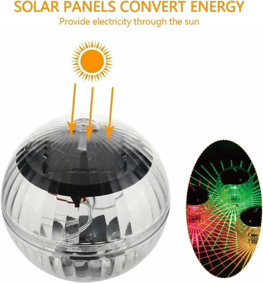 Solar-Schwimmleuchte RGB mit automatischem Farbwechsel