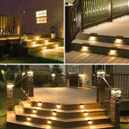 Solar Step Light Set of 8 – Safe on the Go, Beautifully Illuminated