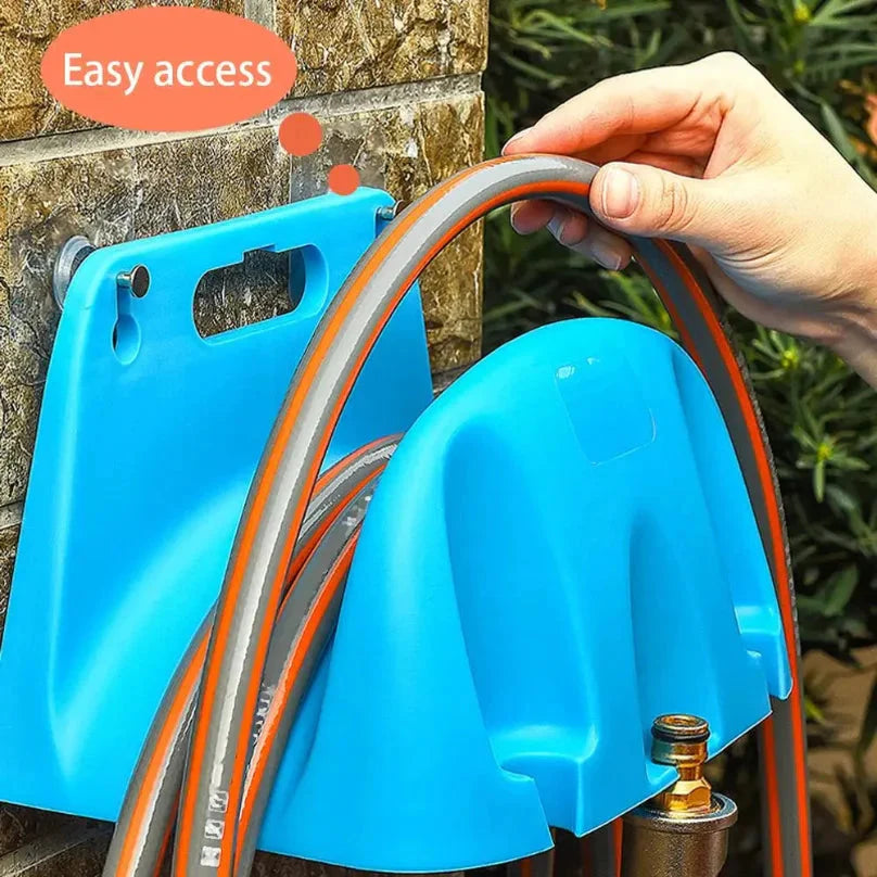 Wall-mounted garden hose holder – Keep your hose neatly stored and within reach