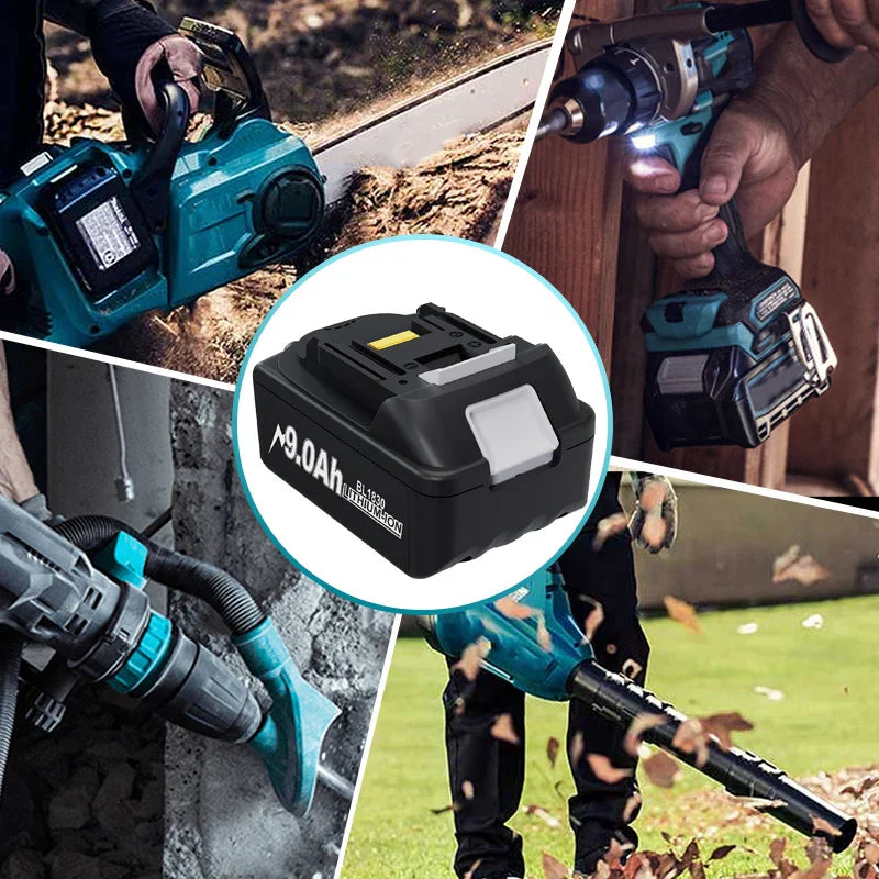 Battery 18V 9.0Ah Lithium-Ion compatible with Makita BL1830