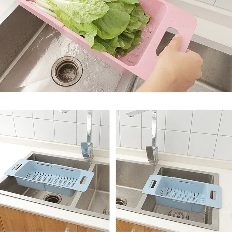 Abtropfkorb ausziehbar mit automatischem Ablauf