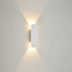 LED-Wandleuchte Aluminium – Innen & Außen, auf/ab Licht