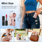 Tragbarer Mini-Ventilator mit Clip und LED-Anzeige