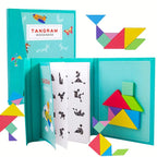 Magnetic Wooden Tangram Puzzle for Children