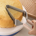 Stainless steel cake server for perfect cake slices