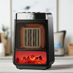 Keramik-Elektroheizung mit Flammeneffekt-Fenster