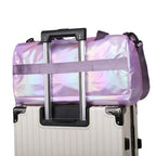 Reisetasche Nylonx 20 cm mit Schuhfach Hologramm