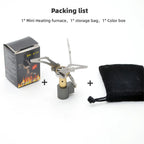 Foldable Mini Gas Stove 45g – Ultralight for Camping and Outdoor Use