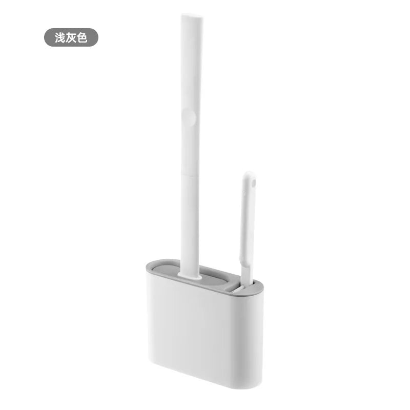 Silicone Toilet Brush with Wall Mount – Hygienic and Easy to Clean