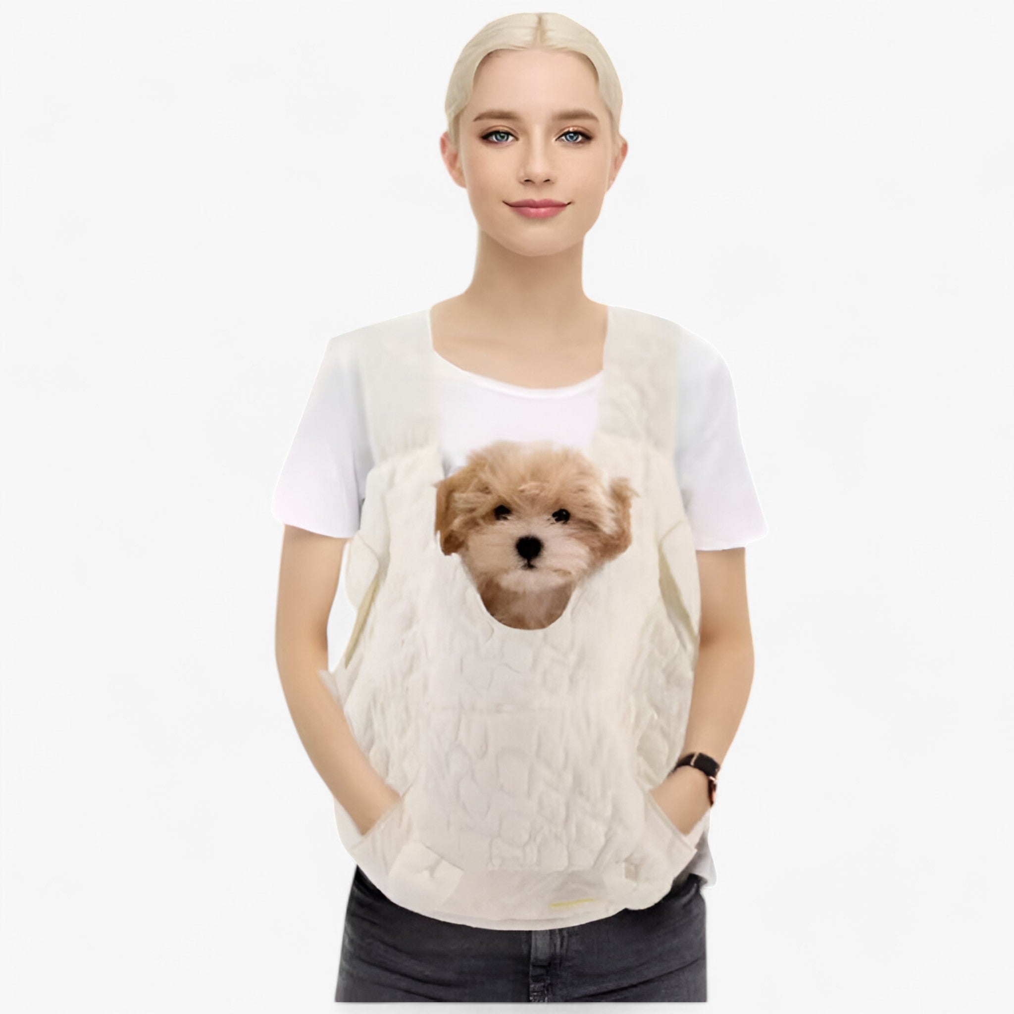 Hundetragetasche mit ergonomischen Trägern bis 10 kg