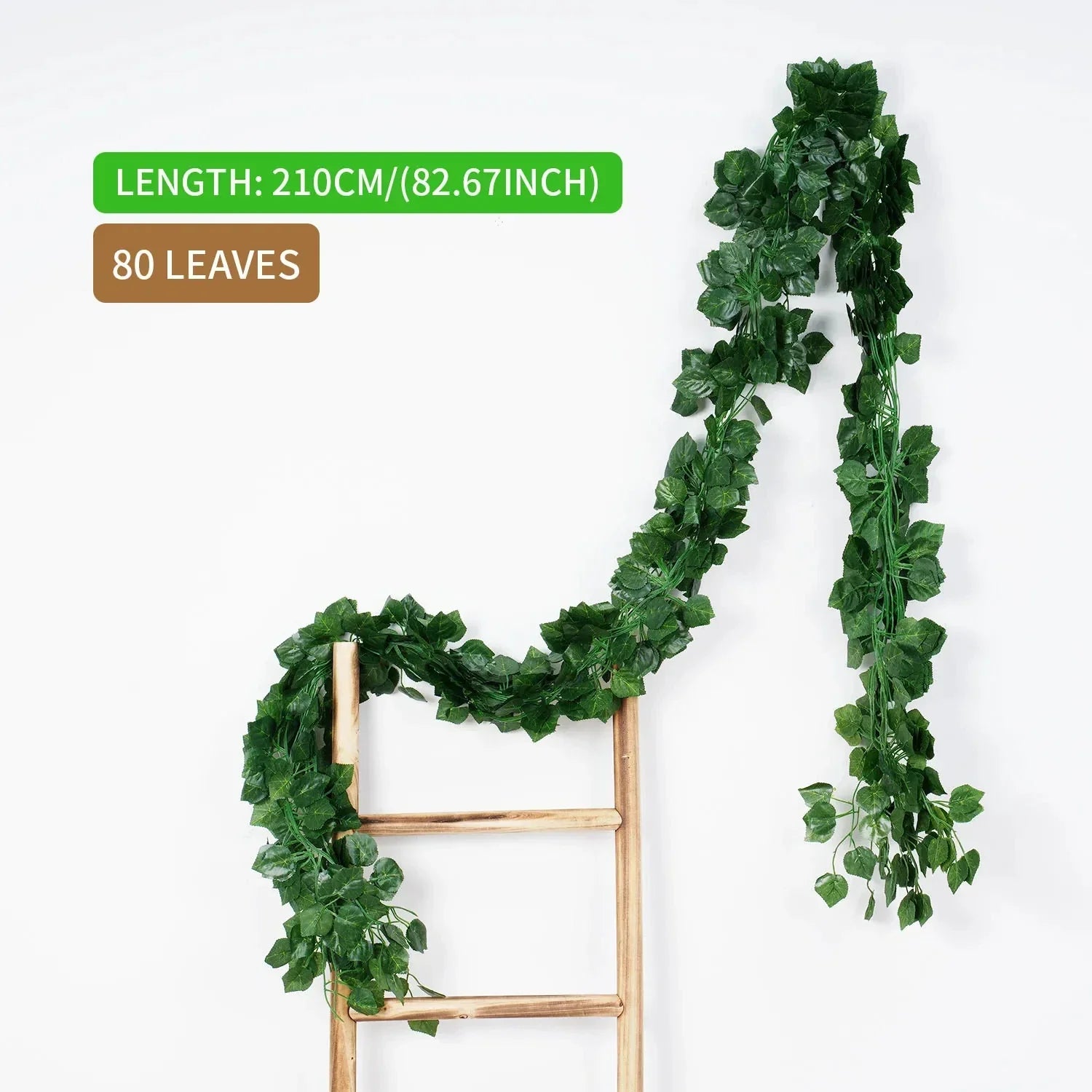 Artificial Ivy Garland 2.1m – Maintenance-Free for Wall & Wedding
