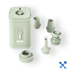 Electric air pump USB-C with 5 nozzles and battery