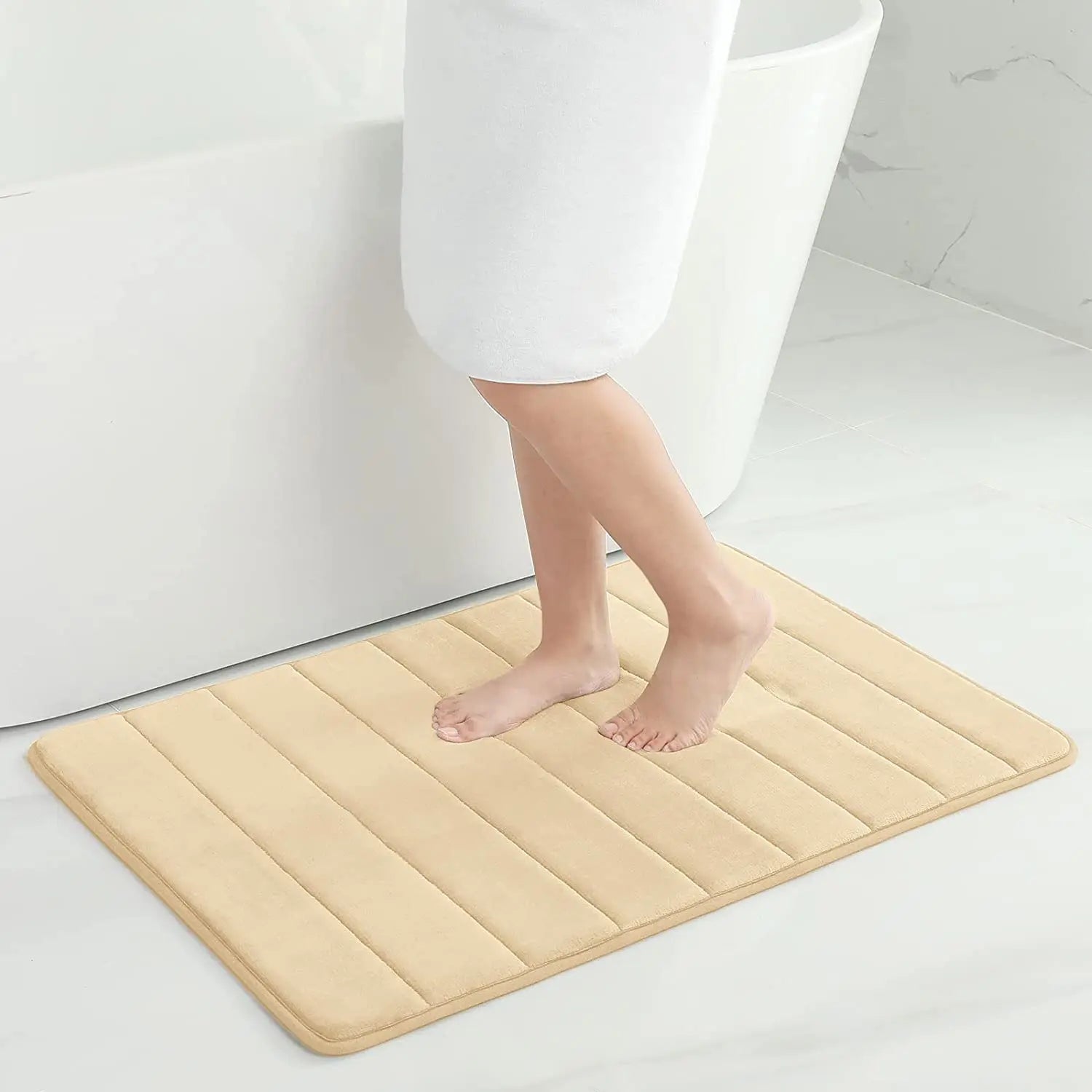 Memory Foam Badematte rutschfest mit 3D-Design