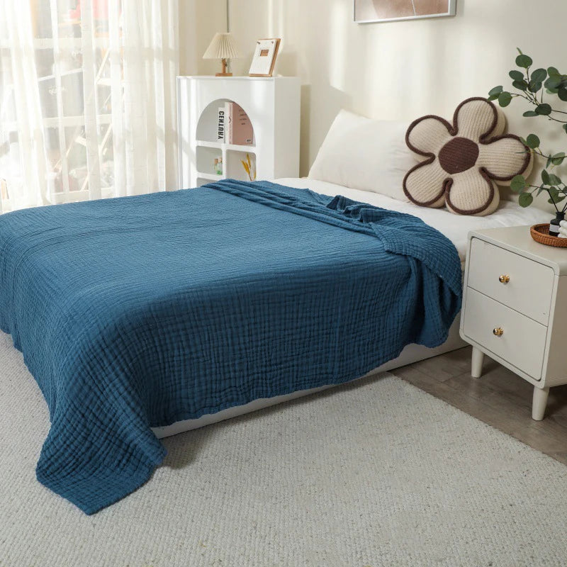 Musselin-Kuscheldecke aus 100% Baumwolle – 6-lagig & atmungsaktiv