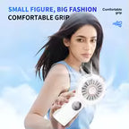 Mini-Handventilator mit Zerstäuber und Powerbank-Funktion