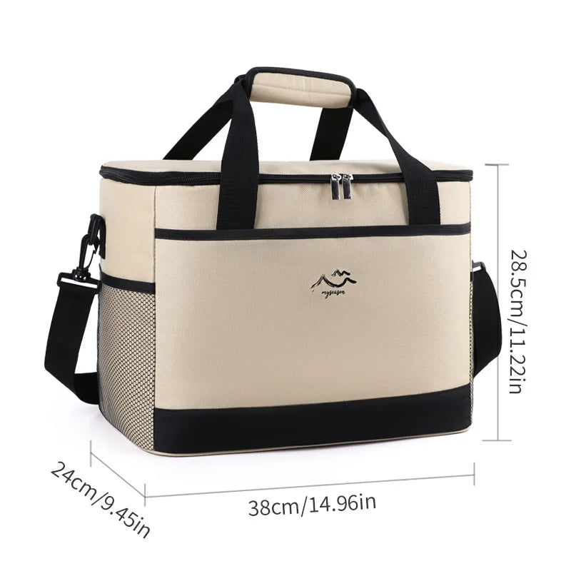 Kühltasche mit Tragegriff und Schulterriemen