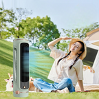 Tischturmventilator USB wiederaufladbar – 3 Geschwindigkeitsstufen