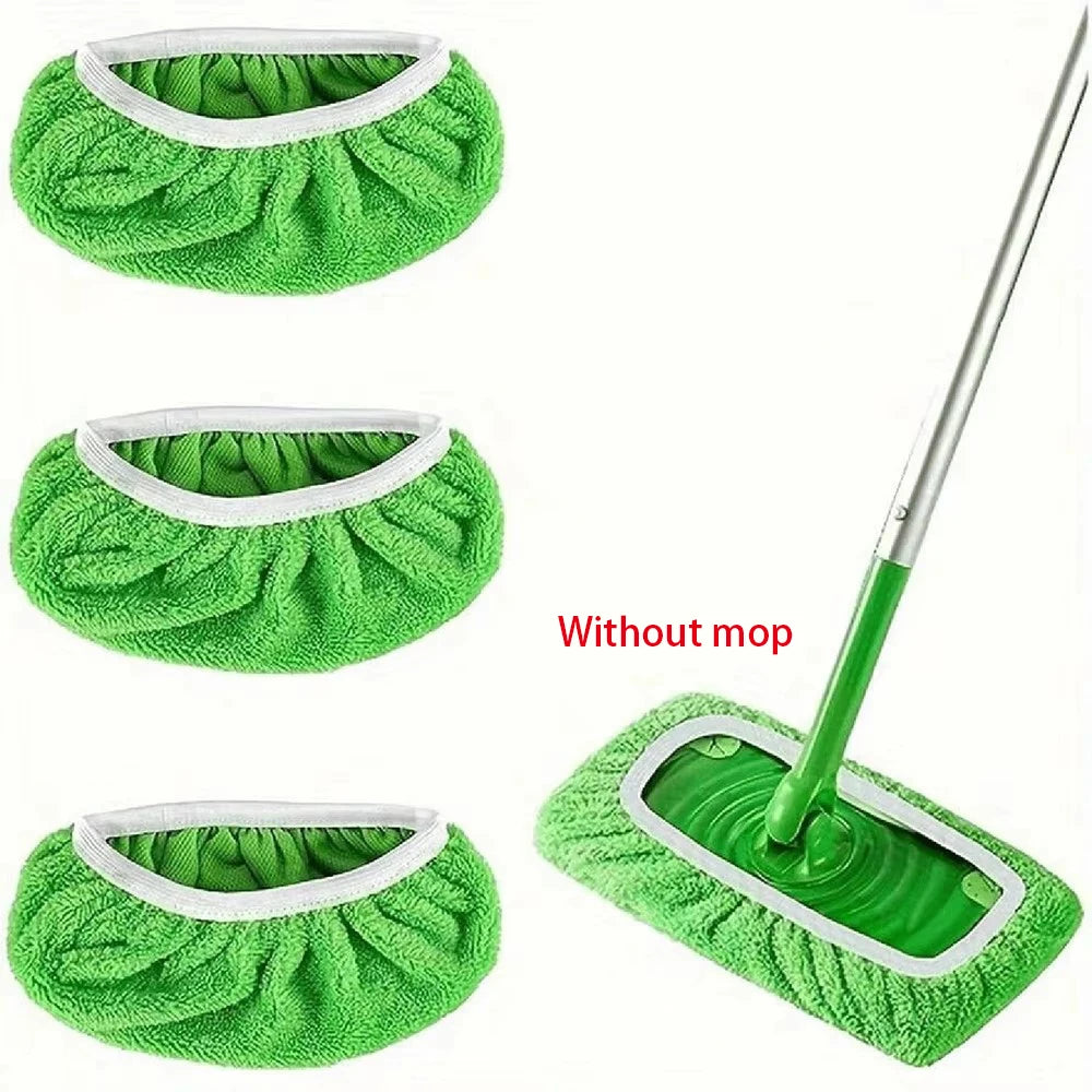 Microfiber Mop Pads – Reusable & Machine Washable (Set of 6)