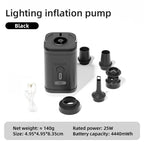 Elektrische Luftpumpe USB-aufladbar mit 2-in-1 Funktion