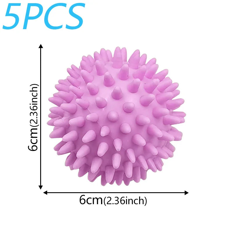 Washing ball set for soft laundry without fabric softener