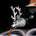 Deer Head Wine Pourer Made of Zinc Alloy