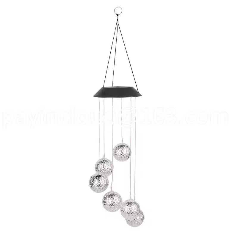 Solar-LED-Windspiel – Farbwechselndes Licht für Garten & Balkon