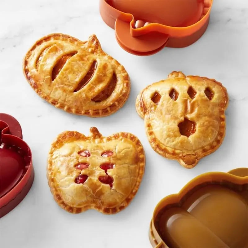 Set saisonaler Hand Pie Formen – Klappbare Kunststoffformen für einfaches Backen Mivoza Deutschland