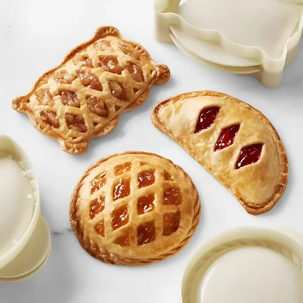 Set saisonaler Hand Pie Formen – Klappbare Kunststoffformen für einfaches Backen Mivoza Deutschland