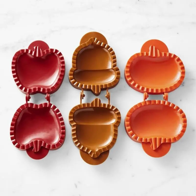 Set saisonaler Hand Pie Formen – Klappbare Kunststoffformen für einfaches Backen Mivoza Deutschland