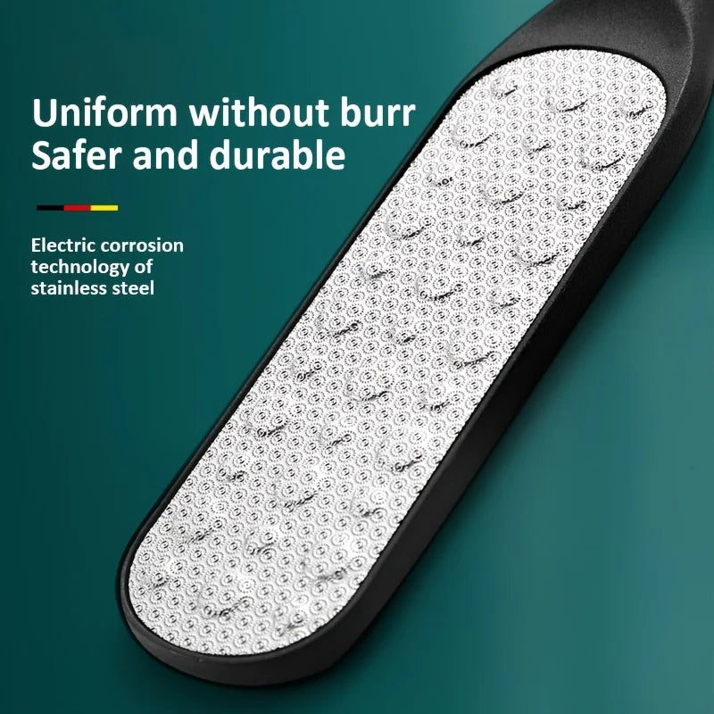 Double-sided stainless steel callus remover for foot care