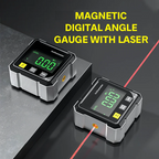 Digitaler Winkelmesser mit Laser und Magnetbasis